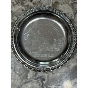 VTG Souvenir Coaster Mini Plate The Governor's Palace Williamsburg Virginia